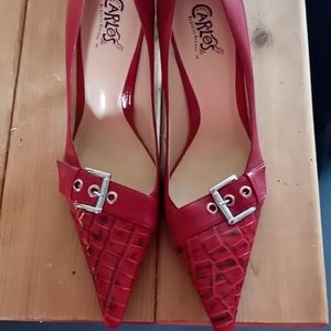 Carlos Santana red heels